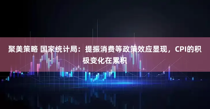 聚美策略 国家统计局：提振消费等政策效应显现，CPI的积极变化在累积
